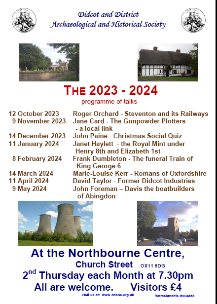 The 2023 - 2024 Programme of Talks